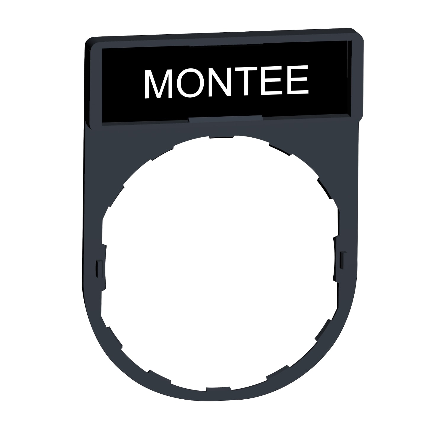 SCHNEIDER ELECTRIC - SNRZBY2107 PORTA ETICHETTA+ETICHETTA MONTEE