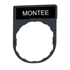 SCHNEIDER ELECTRIC - SNRZBY2107 PORTA ETICHETTA+ETICHETTA MONTEE
