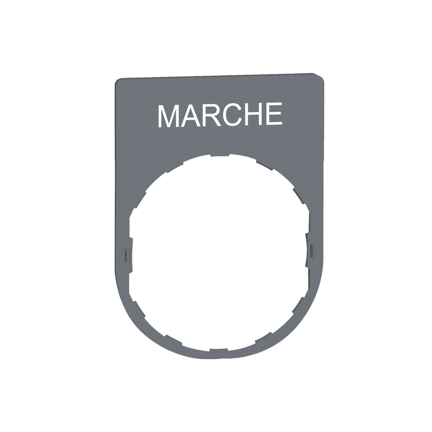 SCHNEIDER ELECTRIC - SNRZBYP2103C0 PORTA ETICHETTA+ETICHETTA MARCHE