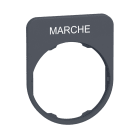 SCHNEIDER ELECTRIC - SNRZBYFP2103C0 PORTA ETICHETTA+ETICHETTA MARCHE