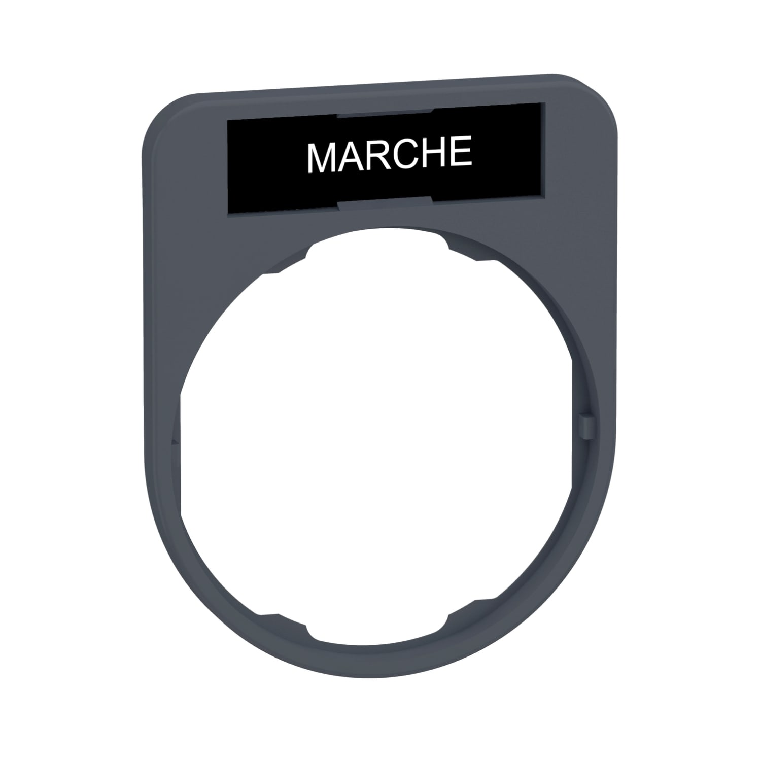 SCHNEIDER ELECTRIC - SNRZBYF2103C0 PORTA ETICHETTA+ETICHETTA MARCHE