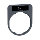 SCHNEIDER ELECTRIC - SNRZBYF2178C0 PORTA ETICHETTA+ETICHETTA O-I