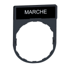 SCHNEIDER ELECTRIC - SNRZBY2103 PORTA ETICHETTA+ETICHETTA MARCHE