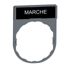 SCHNEIDER ELECTRIC - SNRZBY2103C0 PORTA ETICHETTA+ETICHETTA MARCHE