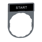 SCHNEIDER ELECTRIC - SNRZBY2303C0 PORTA ETICHETTA+ETICHETTA START