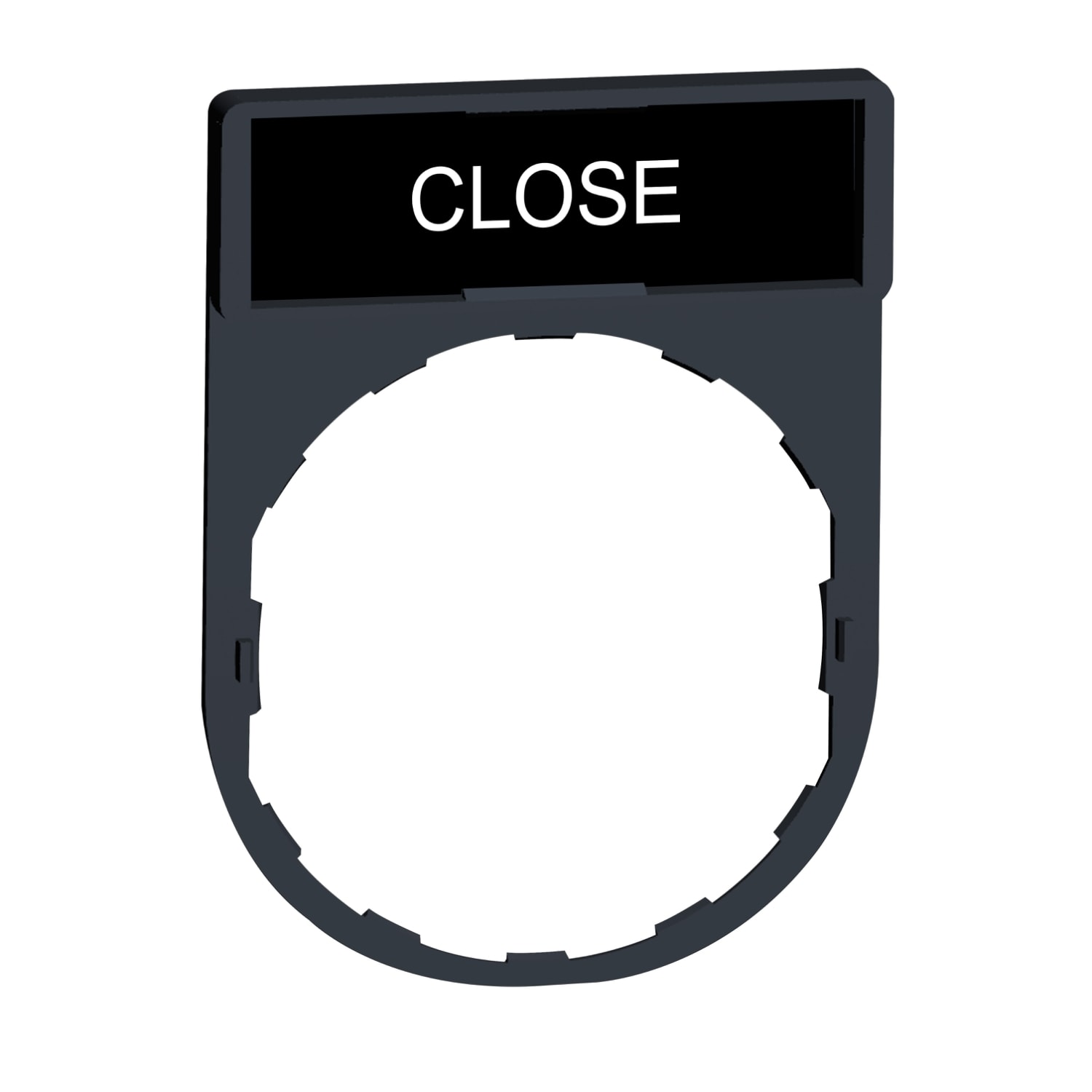SCHNEIDER ELECTRIC - SNRZBY2314 Schildtrager 30x40mm mit Schild 8x27mm m