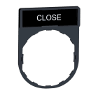 SCHNEIDER ELECTRIC - SNRZBY2314 Schildtrager 30x40mm mit Schild 8x27mm m