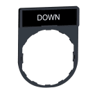 SCHNEIDER ELECTRIC - SNRZBY2308 PORTA ETICHETTA+ETICHETTA DOWN