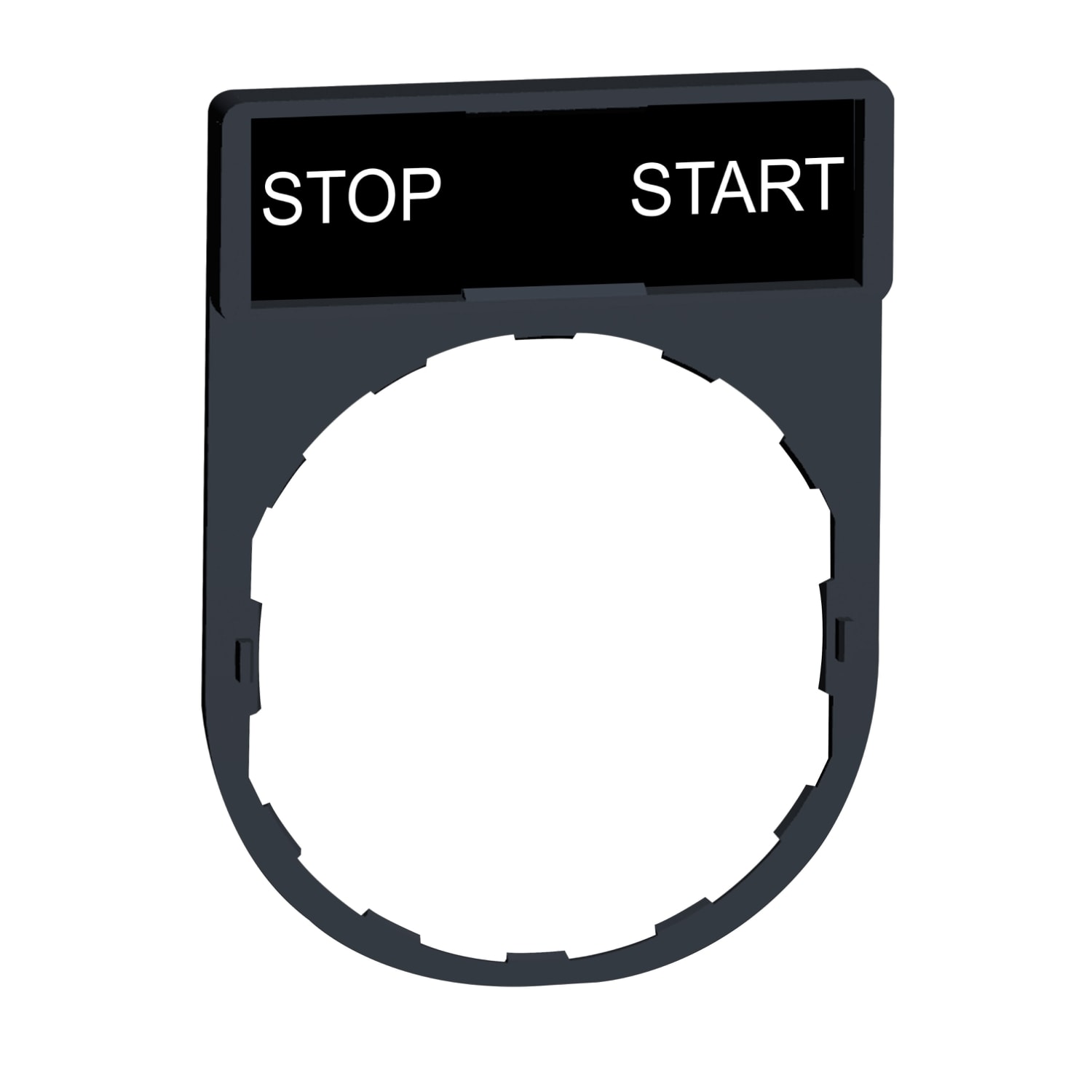 SCHNEIDER ELECTRIC - SNRZBY2366 PORTA ETICHETTA+ETICHETTA START-START