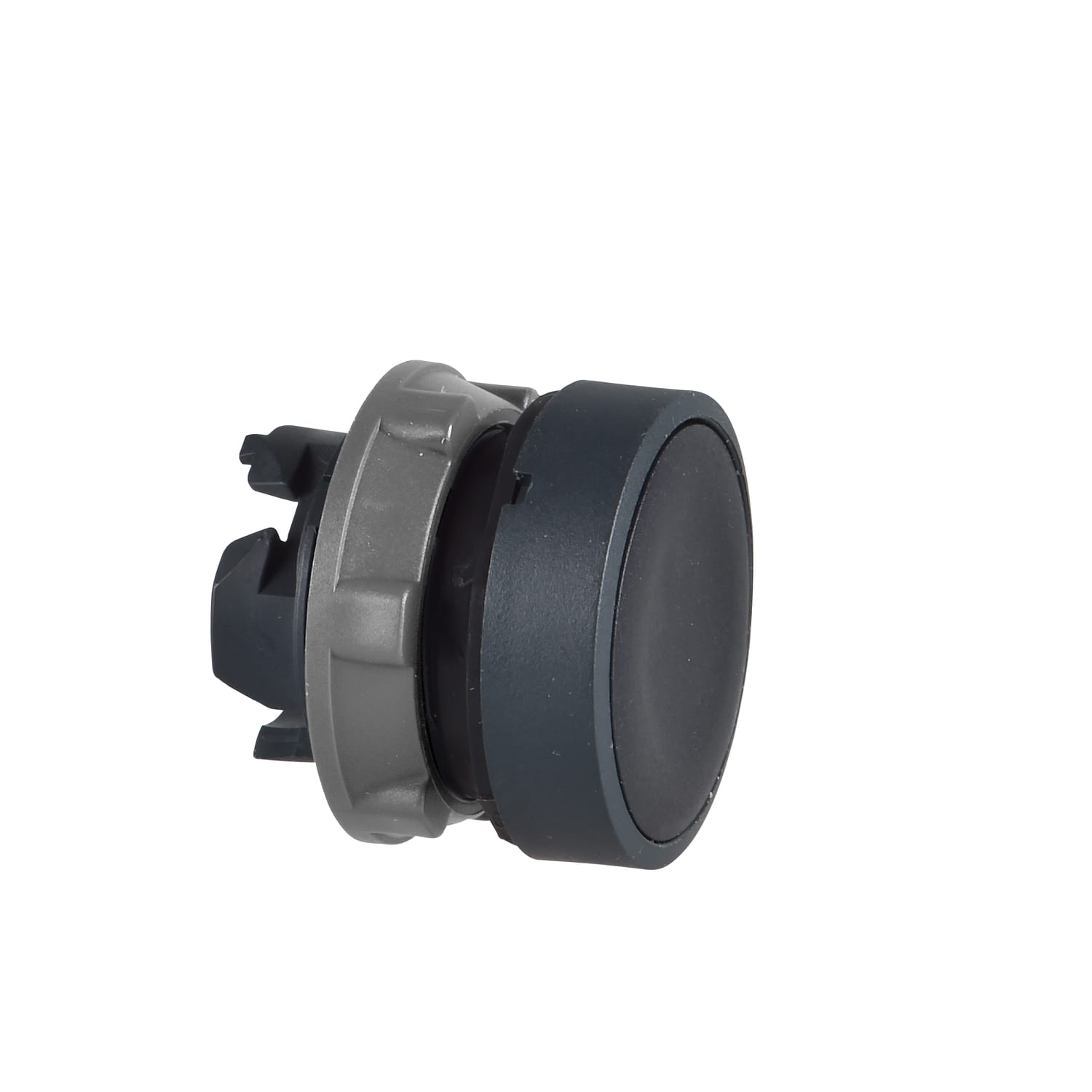 SCHNEIDER ELECTRIC - SNRZB5AH02C0 Testa pulsante nero ghiera grigia