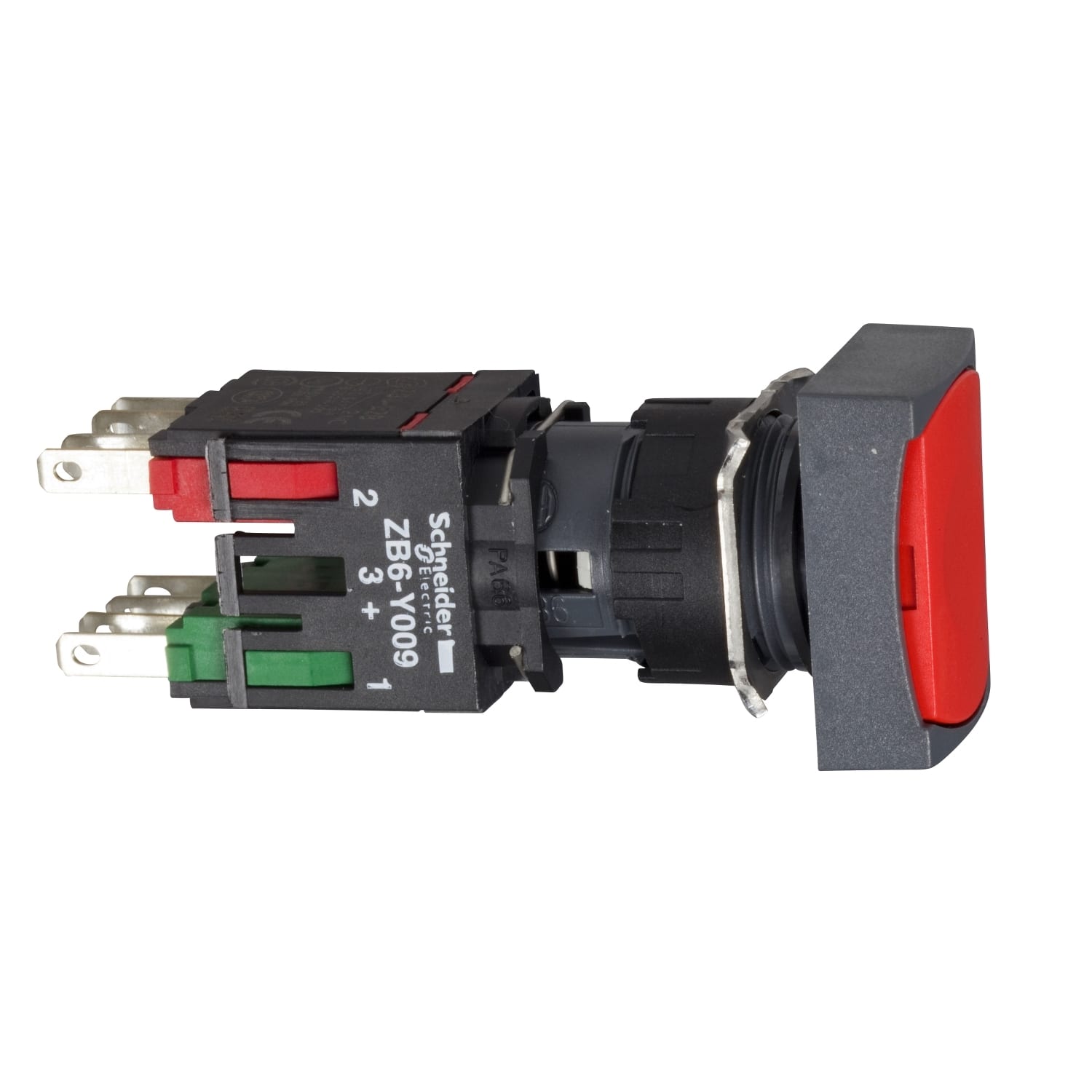 SCHNEIDER ELECTRIC - SNRXB6DA45B Drucktaster, rot D 16, flach, o. Rastung