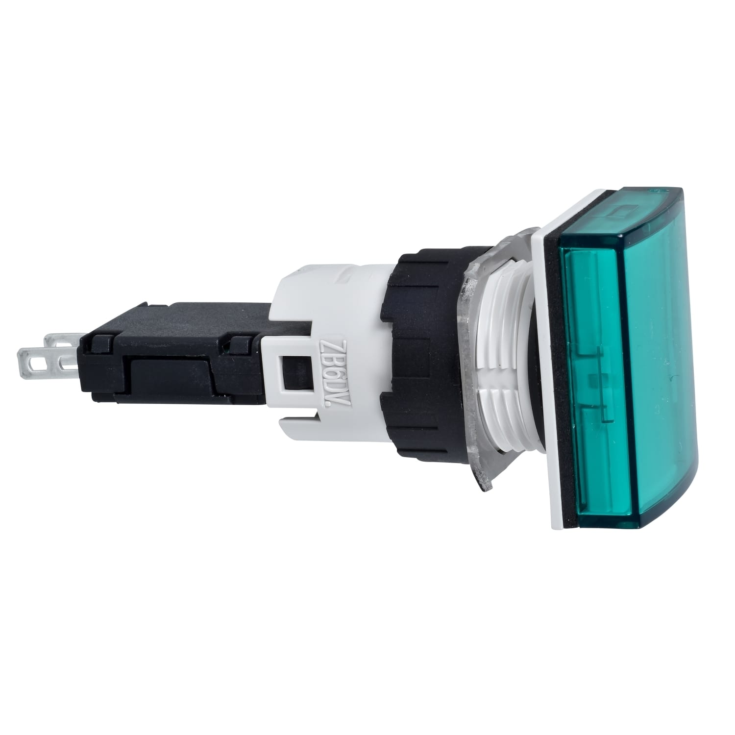 SCHNEIDER ELECTRIC - SNRXB6DV3BB Lampada spia rettangolare Ø16 - IP65 - verde - LED integrato - 24V