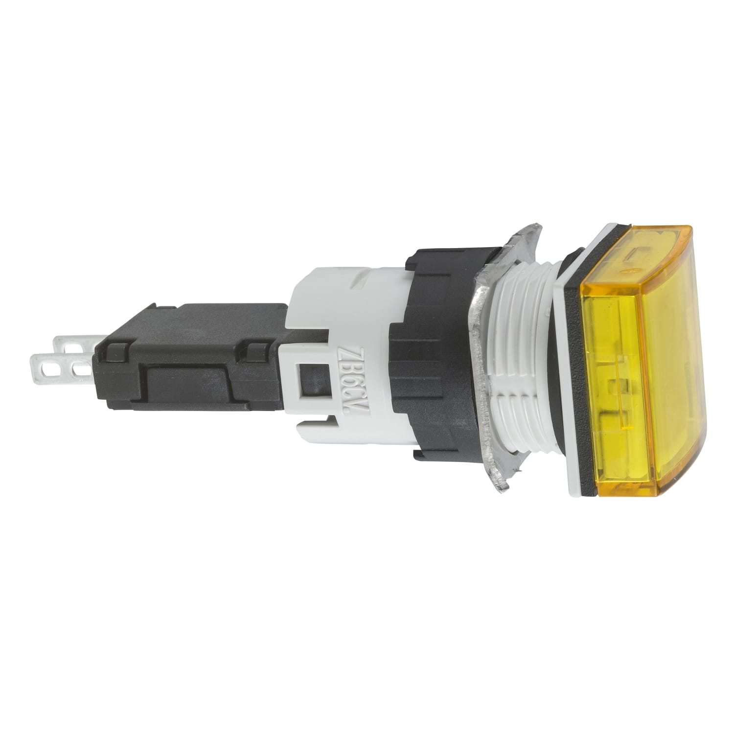 SCHNEIDER ELECTRIC - SNRXB6CV5BB Lampada spia quadrata Ø16 - IP65 - gialla - LED integrato - 24V