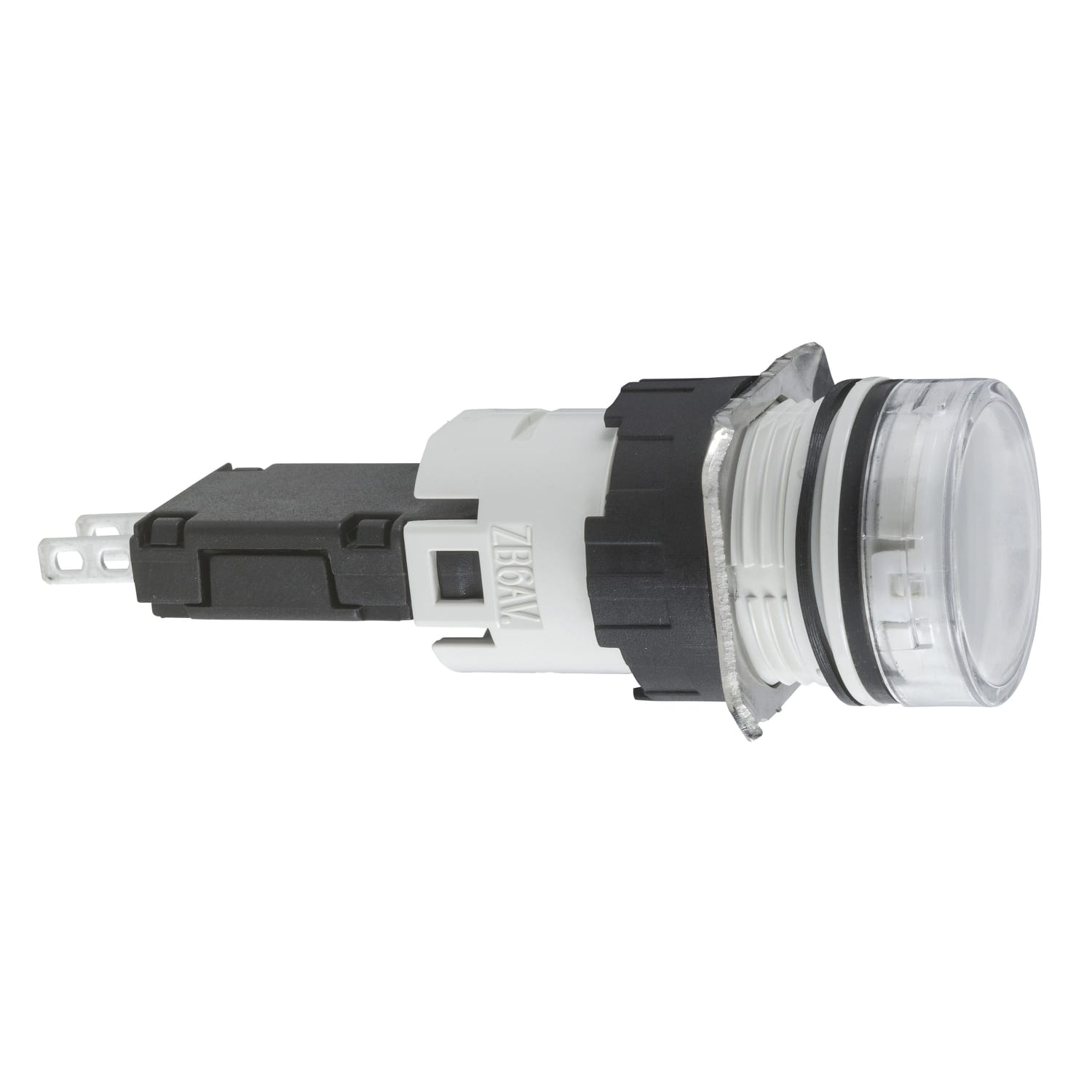 SCHNEIDER ELECTRIC - SNRXB6AV1BB Lampada spia circolare Ø16 - IP65 - bianca - led integrato - 24V