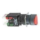 SCHNEIDER ELECTRIC - SNRXB6AA42B Complete push button, Harmony XB6, red flush pushbutton, 16mm, spring return, 1NC, unmarked