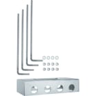 HAGER - HAGXEVA140 BASE ANCORAGGIO X COLONNA EVCS