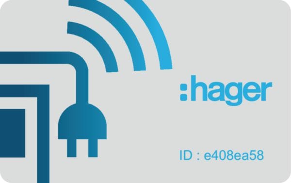 HAGER - HAGXEVA420 BADGE UTILIZZ. SET 20 PEZZI WIFI HOTSPOT