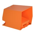 SCHNEIDER ELECTRIC - SNRXPER310 Interruttore a pedale singolo XPE-R c/protezione metallo arancio - 1NC+1NO