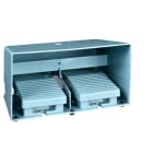 SCHNEIDER ELECTRIC - SNRXPEM3100D Interruttore a pedale doppio - IP66 c/protezione metallo blu-2 NC + 2 NO