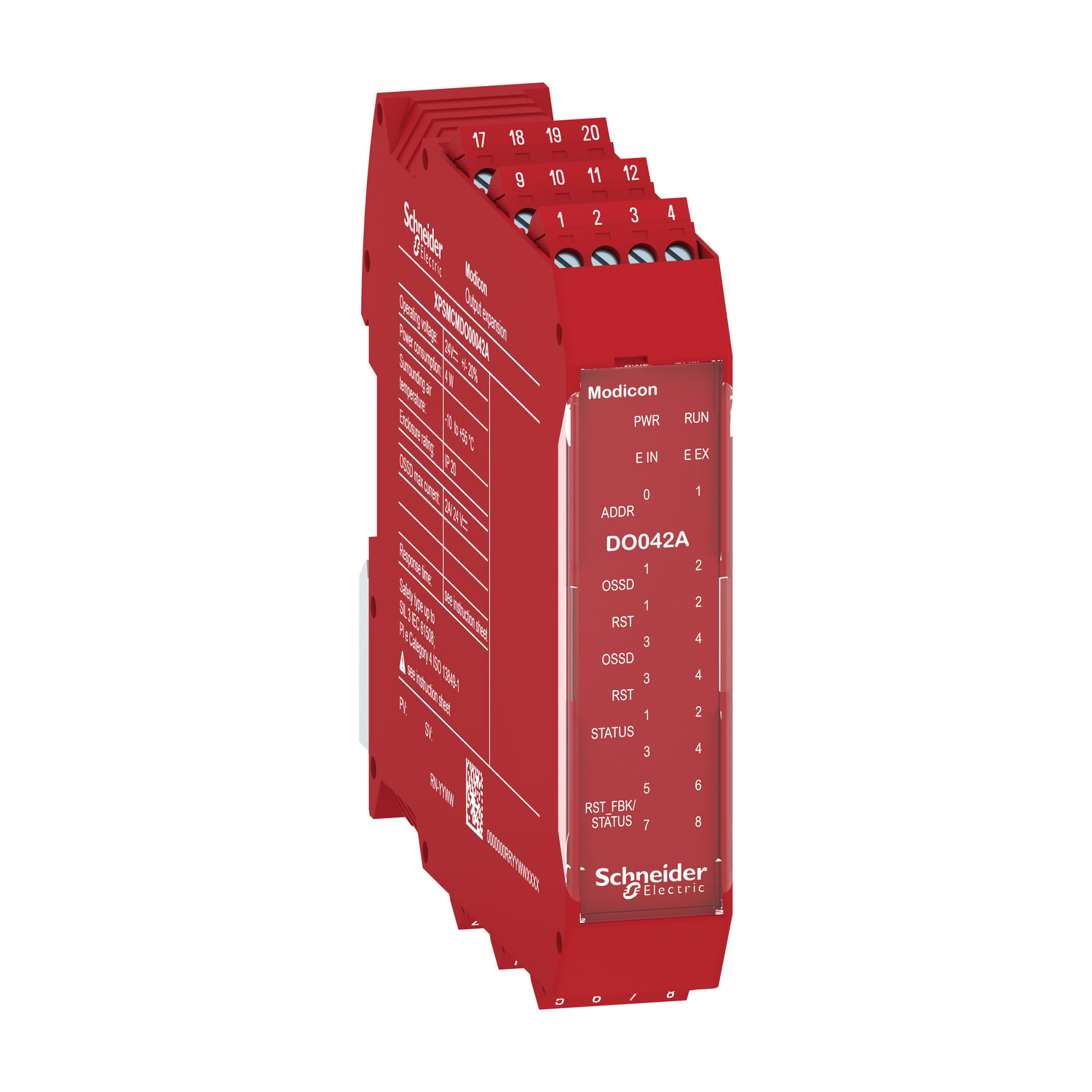 SCHNEIDER ELECTRIC - SNRXPSMCMDO00042A Modulo espans. sic. 4DOS -2A m.vite