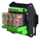 CABUR SRL - CBRXR042E24 R42E24 MODULO 4 RELE 24VDC 2SC 8A