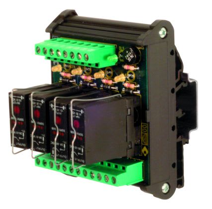 CABUR SRL - CBRXR042S24 R42S24 MODULO 4 OPTO 24V/5-50VDC 2,5A