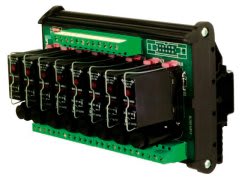 CABUR SRL - CBRXR081S24F R81S24F MODULO 8 OPTO 24V/5-50VDC +FUSE