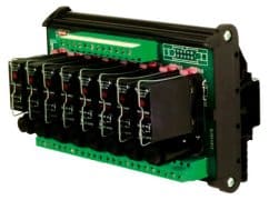 CABUR SRL - CBRXR081S24F R81S24F MODULO 8 OPTO 24V/5-50VDC +FUSE