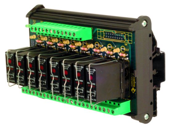 CABUR SRL - CBRXR082T24 R82T24 MODULO 8 OPTO 24V/240VAC 2,5A