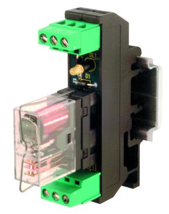 CABUR SRL - CBRXRF1824D RF1824D MODULO 1 REL FIX 24VDC SC 12A