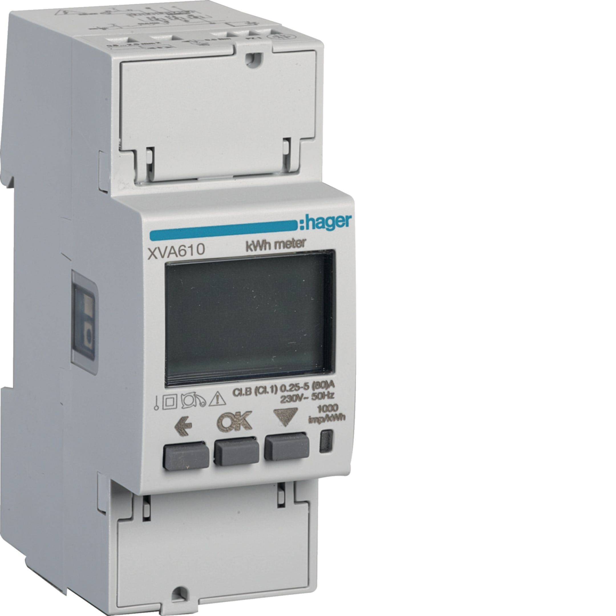 HAGER - HAGXVA610 CONTATORE 1P X EVCS GEST.DINAMICA CARICA