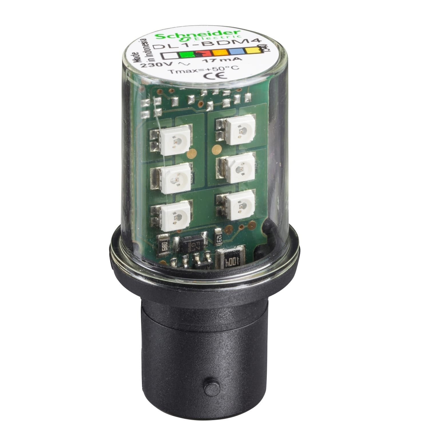 SCHNEIDER ELECTRIC - SNRDL1BDG1 Lampadina LED bianca - BA 15D - 120 V
