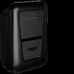 HAGER - HAGXVL122S EVCS WITTY PLUS 1X22KW 3P T2S BTLE RFID