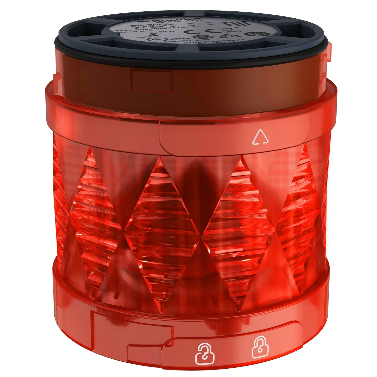 SCHNEIDER ELECTRIC - SNRXVUC44 Elemento luminoso Ø60mm LED - lampeggiante - rosso - IP65