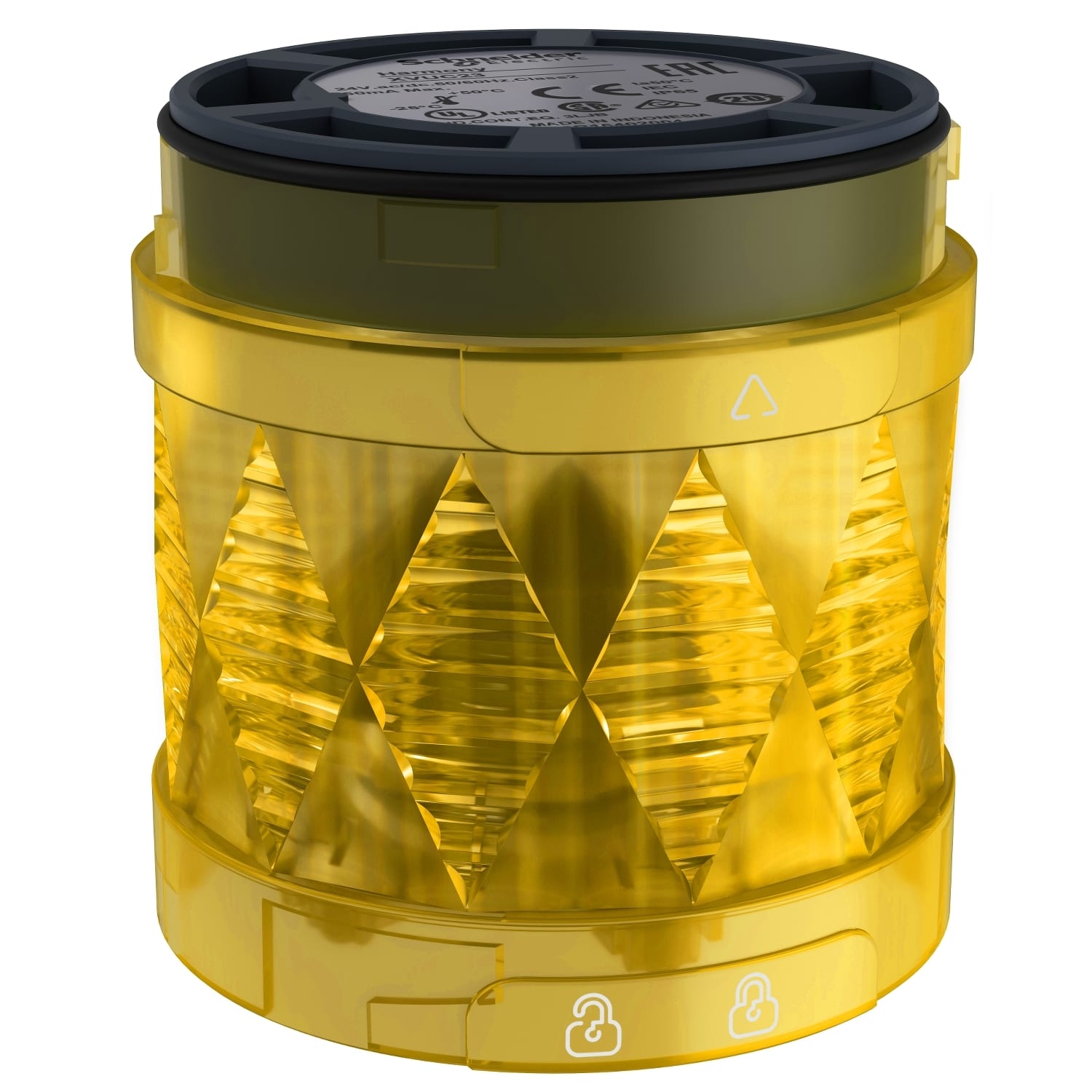 SCHNEIDER ELECTRIC - SNRXVUC48 Elemento luminoso Ø60mm LED - lampeggiante - giallo - IP65