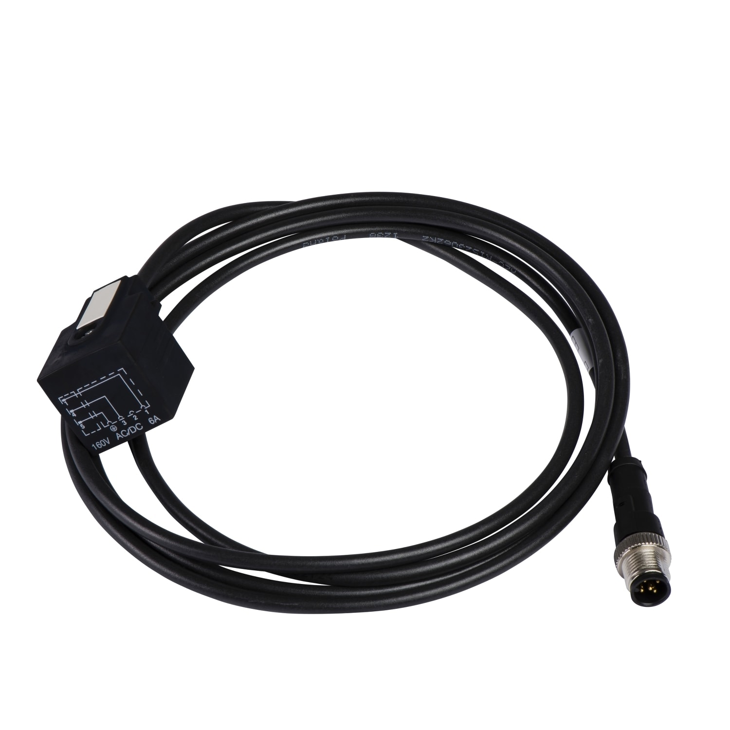 YAGEO TMSS ITALY SRL - TSIXZCR1523062K1 CAVO PUR M12 M 3 PIN, DIN F 90G 5 PIN 1M