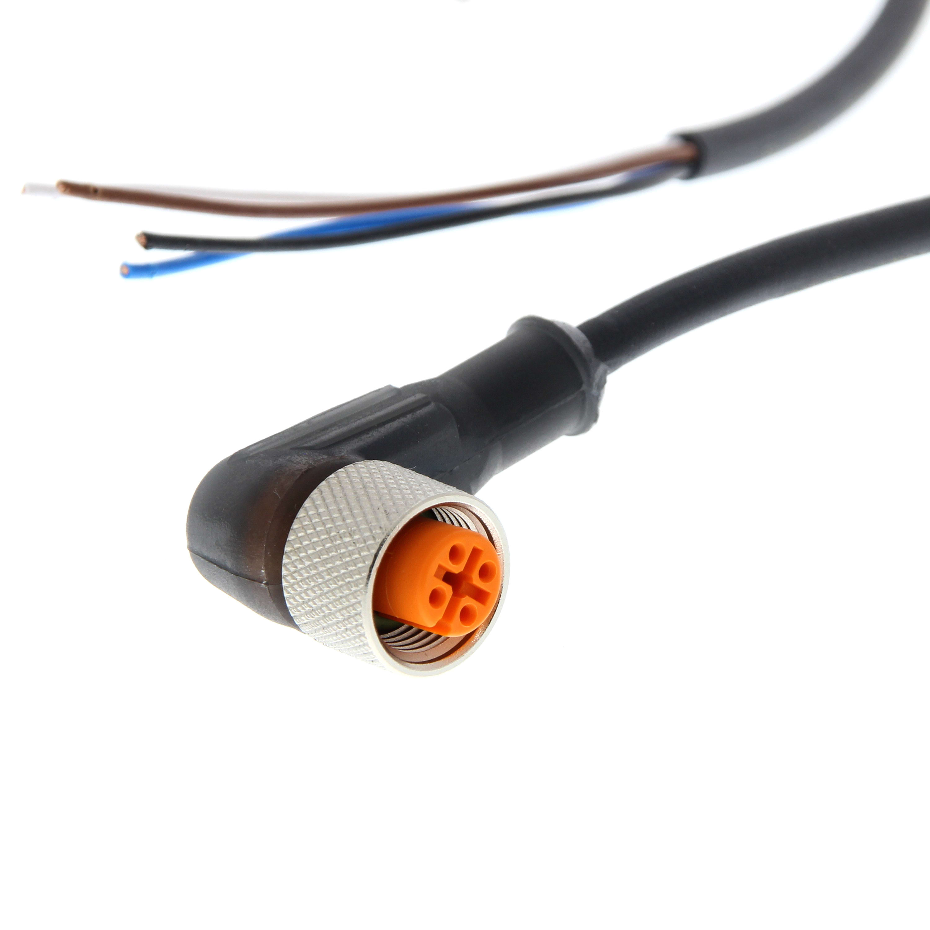 OMRON - OMRY92EM12PUR4A5ML PROXIMITY-CONN.FEMMINA M12 ANG. 4FILI PU