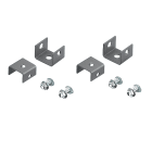 ROSSINI - RSSYEN014GR COPPIA STAFFE GRIGIE PER FISSAGGIO A PLAFONE PER YEN MONO E BINARIO