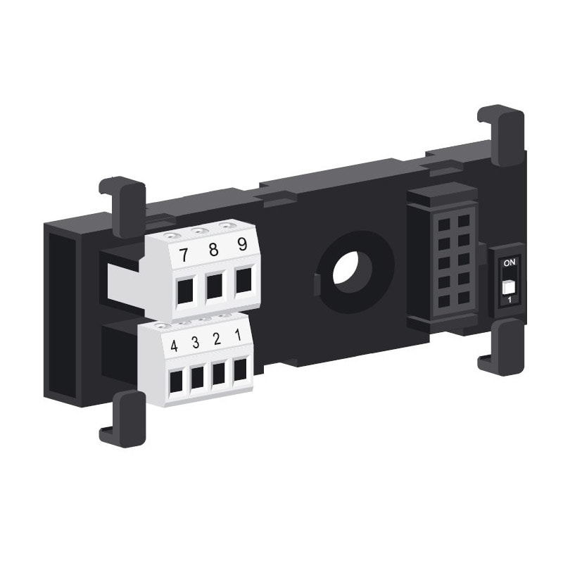 SENECA - SCXZ-PC-DINAL1-35 BUS GUIDA DIN TESTA + 1 SLOT 35 MM