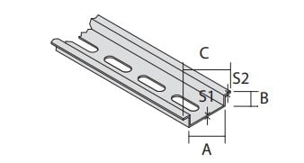 SEM - SEMZ003F PROFILATO OMEGA FORATO