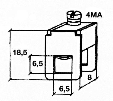 CABUR SRL - CBRZ121119 ACI121119 MORS.CON S..X 6X6 0,5-16