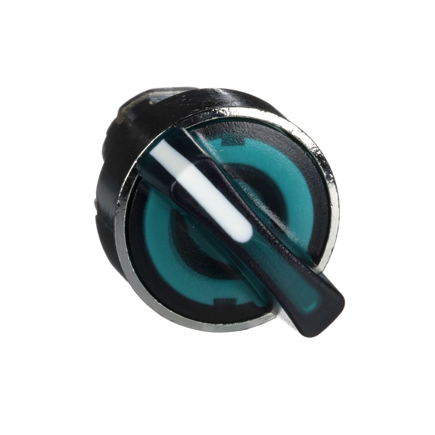 SCHNEIDER ELECTRIC - SNRZB4BK1233 Testa selettore luminoso - 2 posiz. Ø22 - verde- per LED universale