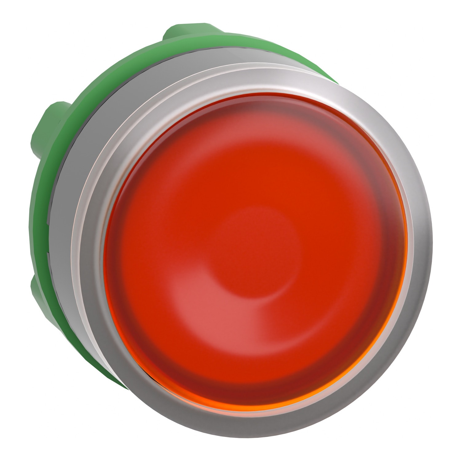 SCHNEIDER ELECTRIC - SNRZB5AH083C0 TESTA PULSANTE LUM.GIALLO GHIERA GRIGIA