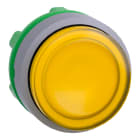 SCHNEIDER ELECTRIC - SNRZB5AH83C0 TESTA PULSANTE LUM. GIALLO GHIERA GRIGIA