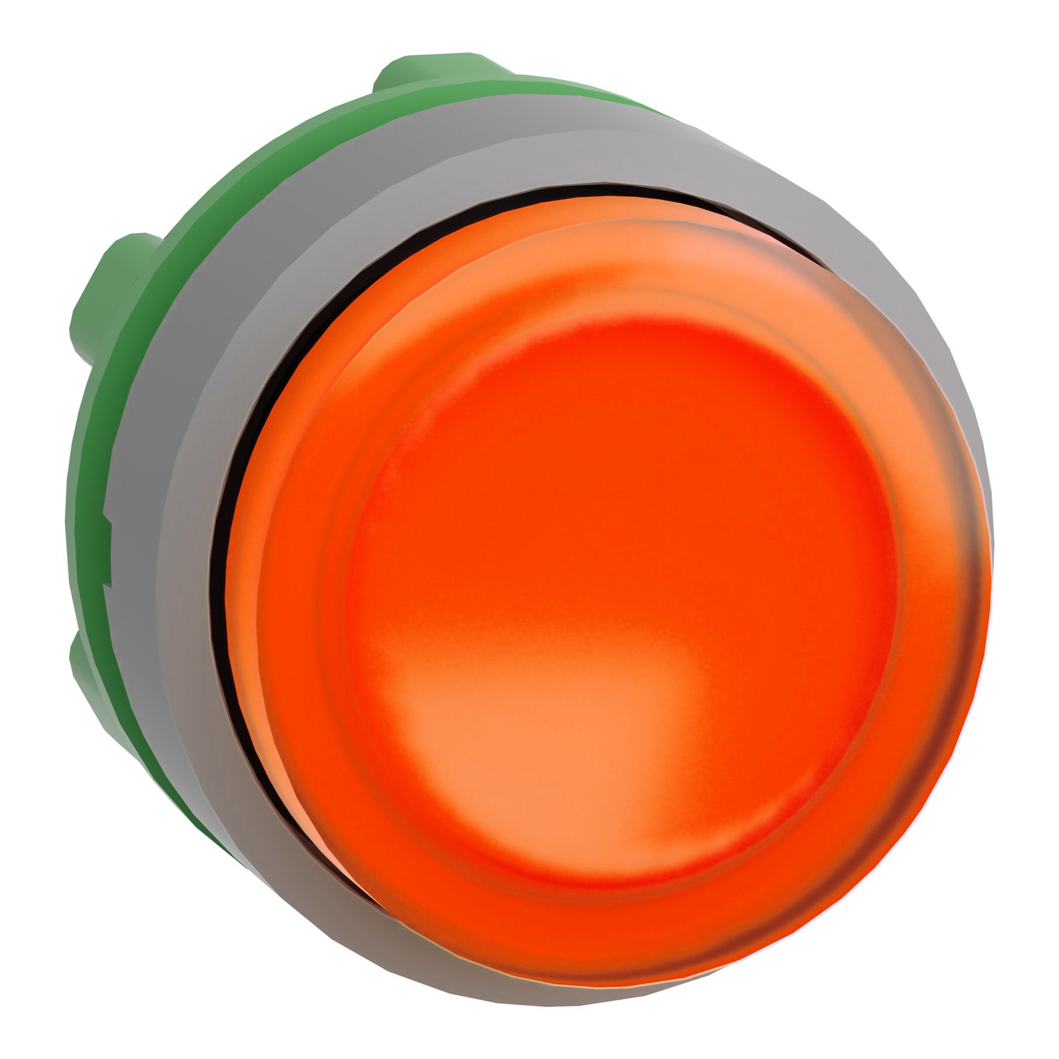 SCHNEIDER ELECTRIC - SNRZB5AW153C0 TESTA PULSANTE LUM. ARANCIO GRIGIO