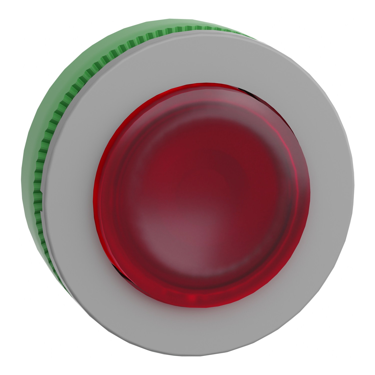 SCHNEIDER ELECTRIC - SNRZB5FH43C0 TESTA PULS. LUM.ROSSO AGGANCIO A FILO