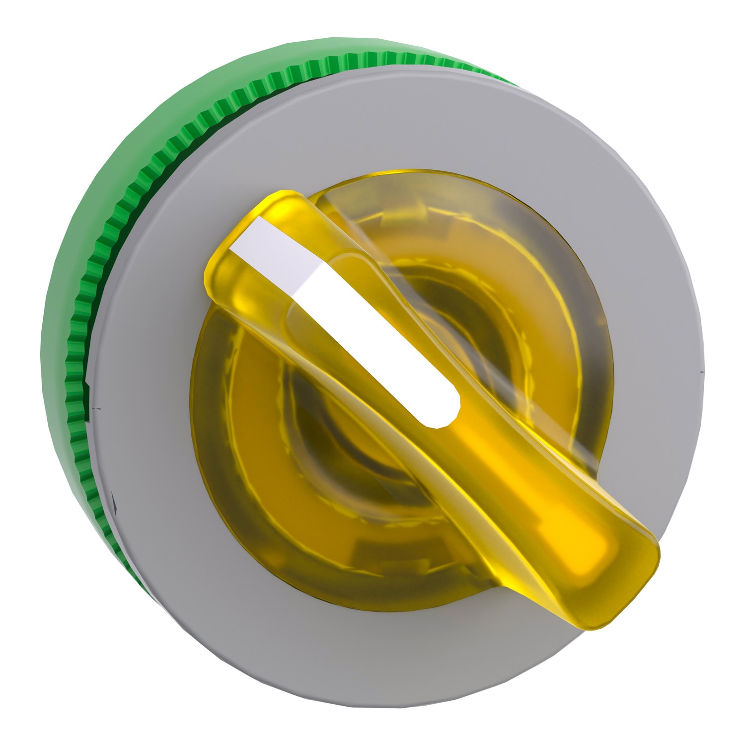 SCHNEIDER ELECTRIC - SNRZB5FK1483C0 FLUSH MOUNTED XB5 YELLOW SELECTOR SWITCH 2 POS.