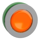 SCHNEIDER ELECTRIC - SNRZB5FV053C0 Testa lampada spia arancio filopannello ghiera grigia- per LED universale- Ø30