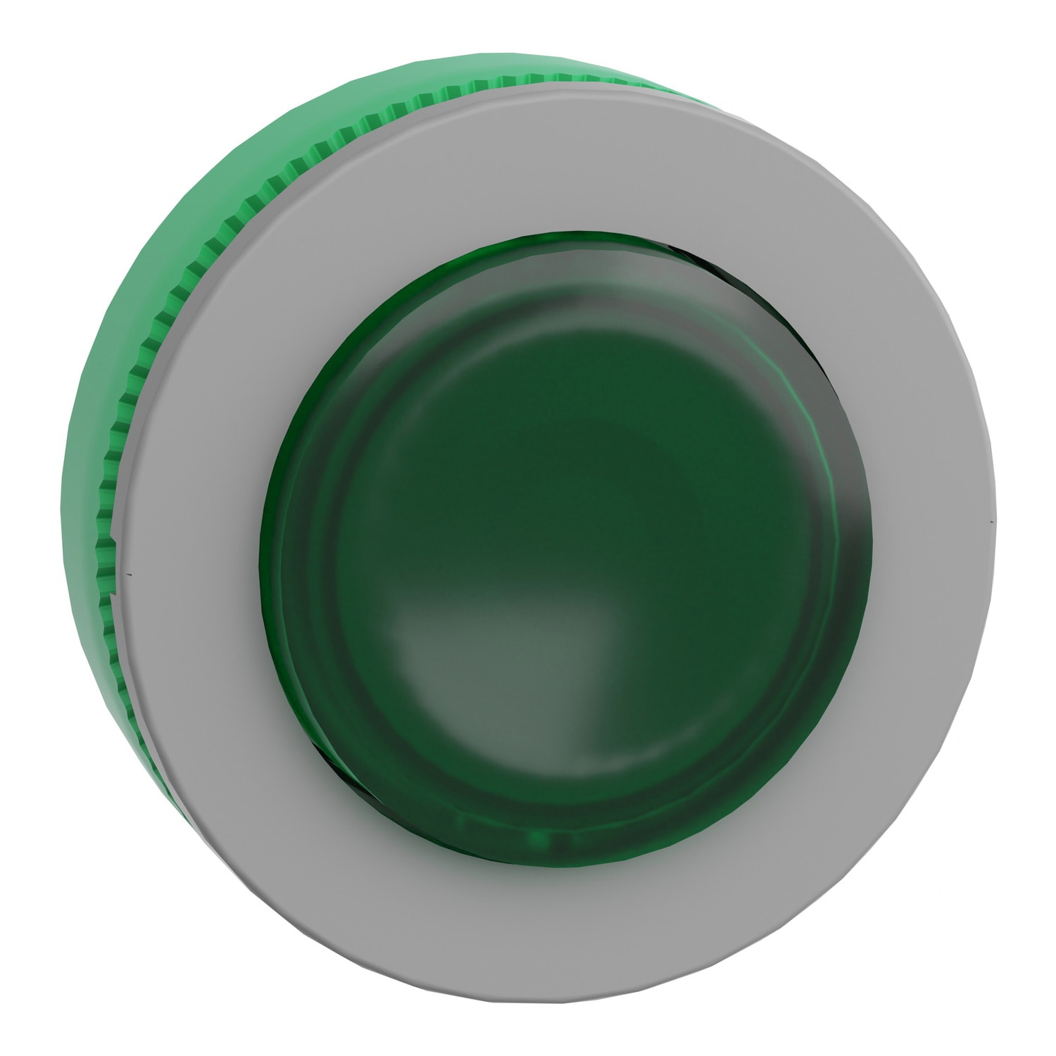 SCHNEIDER ELECTRIC - SNRZB5FW133C0 TESTA PULS.LUM. VERDE A FILO GRIGIO