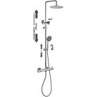 RUBINETTERIA PAFFONI - PFFZCOL589LIQCR COLONNA REGOLABILE NEW MINI BIRILLO + DO